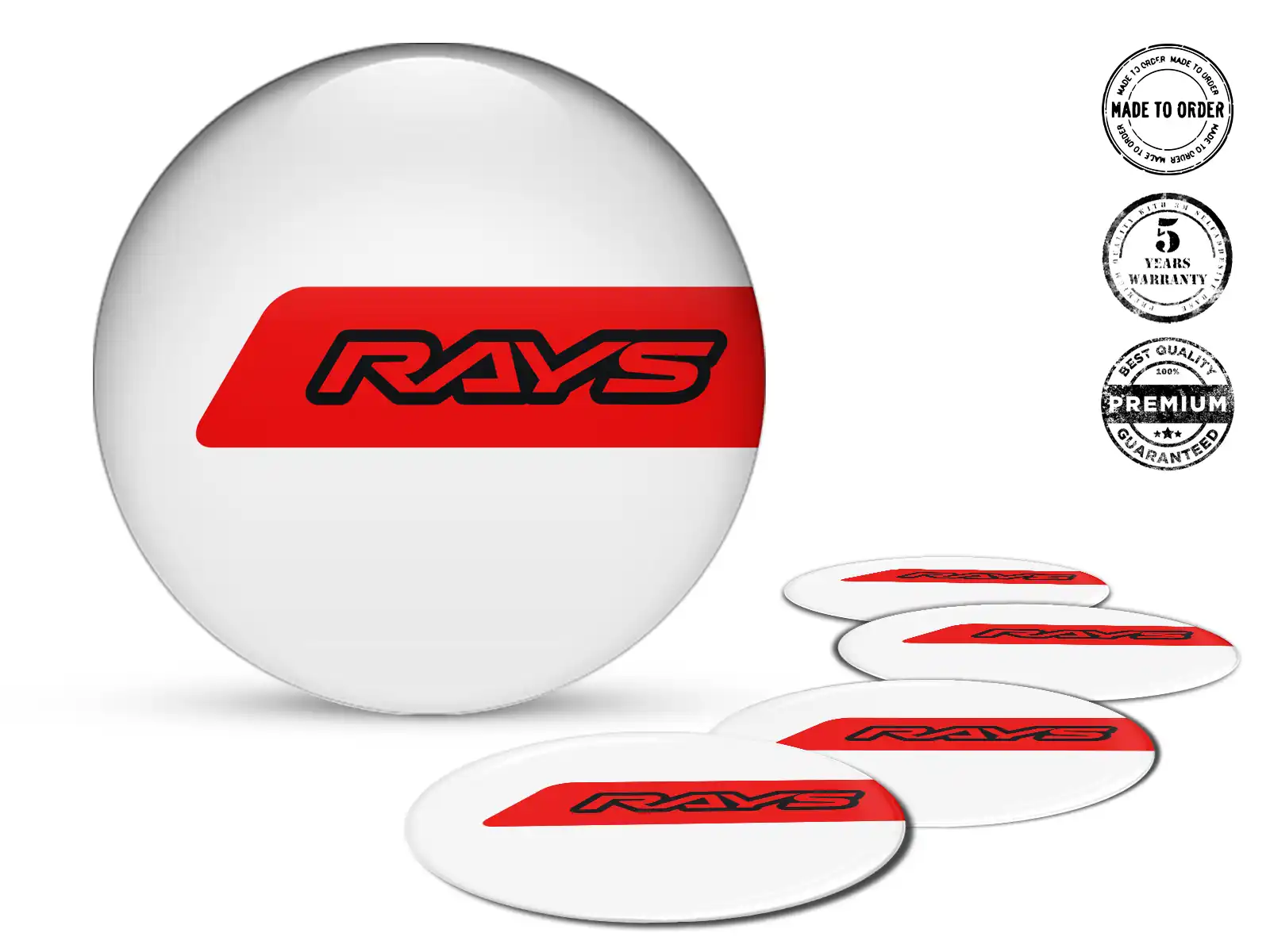 Rays Radplaketten Ausgabe Premium Auto-Labels